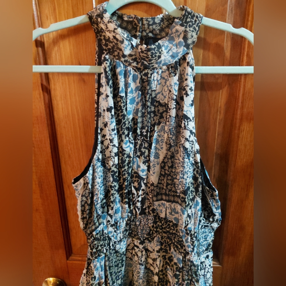 Anthropologie The Somerset Chiffon Halter Maxi Dress - Picture 8 of 12